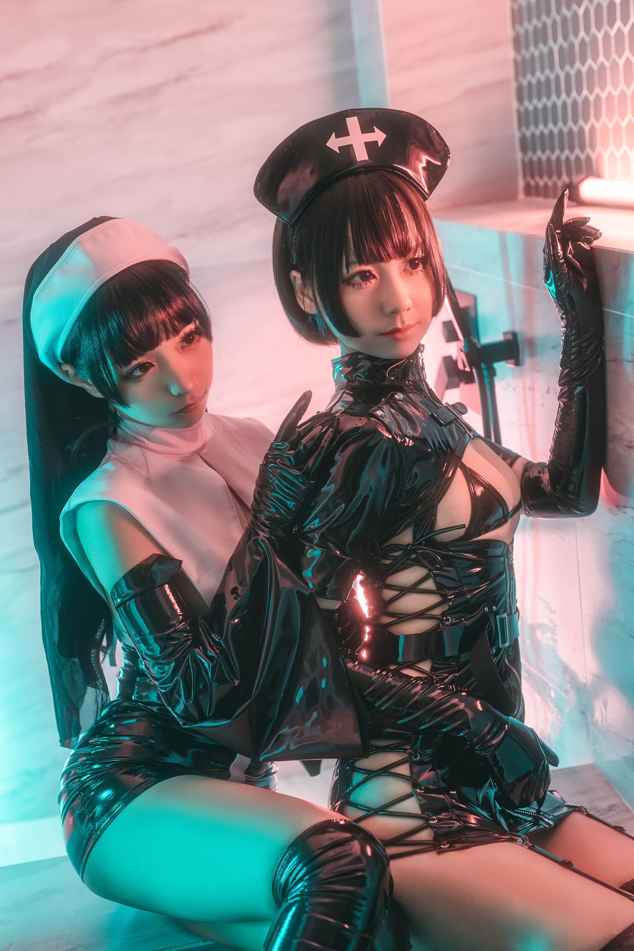 蠢沫沫 - NO.071 修女×护士[50P]-XikXak